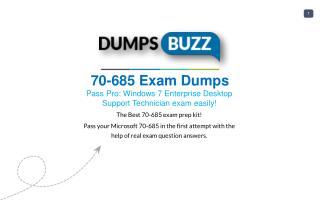 Improve Your 70-685 Test Score with 70-685 VCE test questions