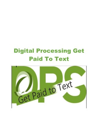 Get Paid To Text