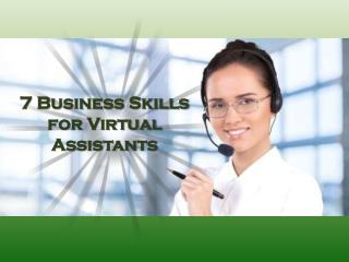 7 Business Skills for Virtual Assistants