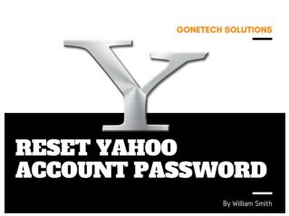 Is There Any Best Way To Reset Yahoo Account Password - Updated | You Can't Miss!!!