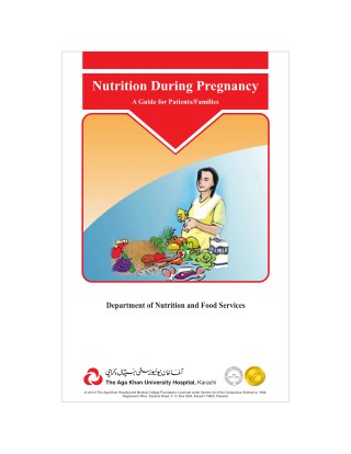 Nutrition During Pregnancy