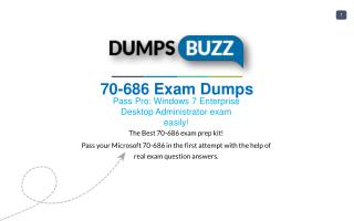 Microsoft 70-686 Braindumps - 100% success Promise on 70-686 Test