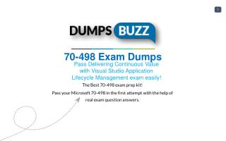 Latest and Valid 70-498 Braindumps - Pass 70-498 exam with New sample questions