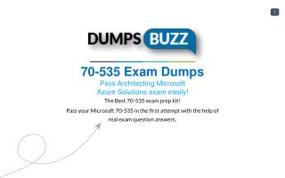 Valid 70-535 Braindumps with 70-535 Practice Test sample questions