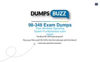Improve Your 98-349 Test Score with 98-349 VCE test questions
