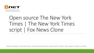 PHP article scripts | The New York Times clone | Fox News Clone