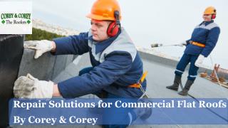 Repair Solutions for Commercial Flat Roofs