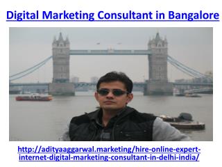 Best digital marketing consultant in bangalore