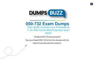 Purchase Latest 050-732 exam sample questions VCE with PDF