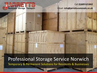 Professional Storage Service Norwich