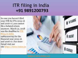 Missed the March 31 deadline to ITR filing in India 09891200793? Here's what you can do