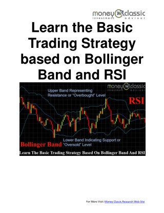 Learn the Basic Trading Strategy based on Bollinger Band and RSI