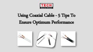 Coax Cables Distributor