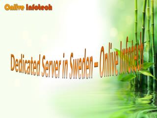Cheap Sweden Dedicated Server Hosting - For High Level of Flexibility and Control