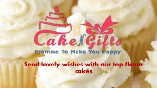 Find top flavours cakes online in Noida