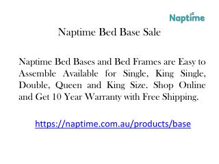 Naptime Queen Bed Bases