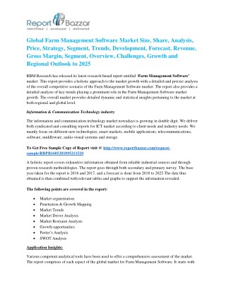 Farm Management Software Market: Need for Additional and Abundant Resources Encouraging Investments