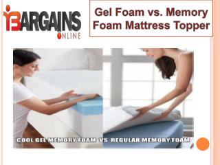 Cool Gel Memory Foam vs. Regular Memory Foam Mattress Toppers