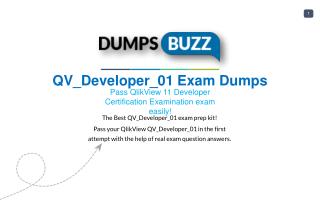 Updated QV_Developer_01 VCE Training Material - All in One Solution