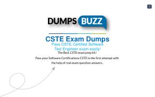 Purchase REAL CSTE Test VCE Exam Dumps