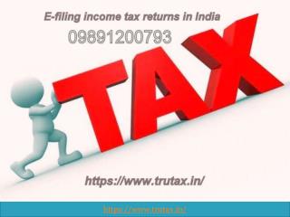 Last day to E-filing income tax returns in India 09891200793 is March 31 March