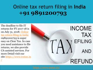 Is having PAN mandatory for File income tax return online in India 09891200793?