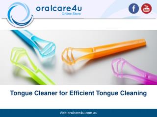 Tongue Cleaner for Efficient Tongue Cleaning