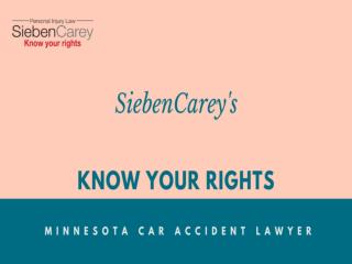 Car Accident Lawyers Minnesota for compensation