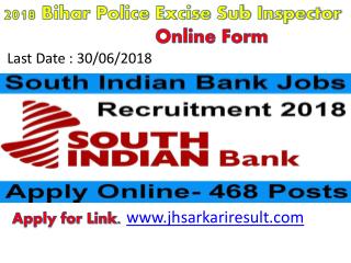 2018 South Indian Bank PO Online Form
