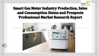 Smart Gas Meter Industry Production, Sales and Consumption Status and Prospects Professional Market