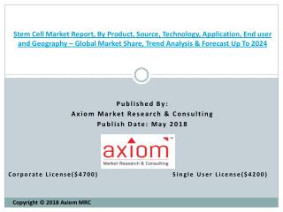 Stem Cell Market: Industry trades, Revenue, Market Size Analysis -2018