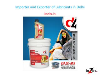 Importer and Exporter of Lubricants in Delhi