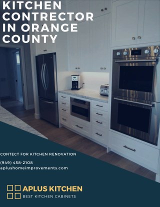 Kitchen contractor in Orange County