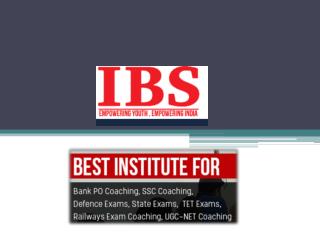 Best Institute for SSC/BANK PO Coaching