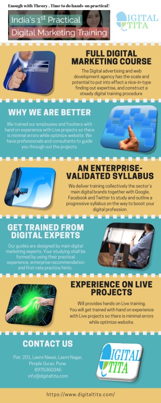 Hands on experience is must for Digital Marketing