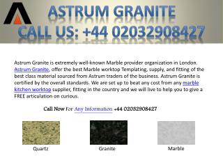 Best Marble Kitchen Worktop in London UK - Astrum Granite