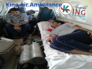 King Air Ambulance Services from Varanasi to Delhi