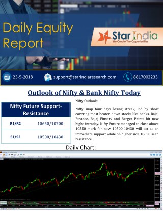 Daily Equity Report - Star India Market Research