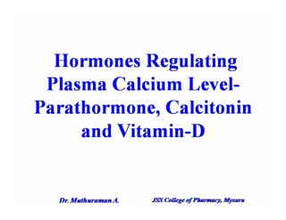 4.4 Calcium PTH Calcitonin
