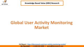 Global User Activity Monitoring Market Size and Market Growth