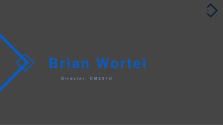 Brian Wortel - Former Assistant Principal, SPEED #802