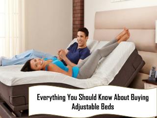 Everything You Should Know About Buying Adjustable Beds