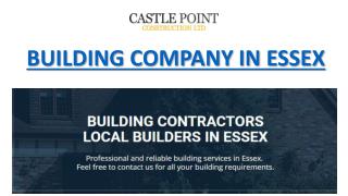 Castle Point Construction - Building Services in Essex