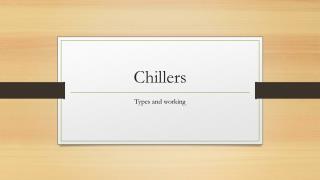 Chillers