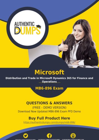 MB6-896 Exam Dumps PDF - Pass MB6-896 Exam with Valid PDF Questions Answers