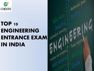 Engineering Entrance Exams - Chekrs