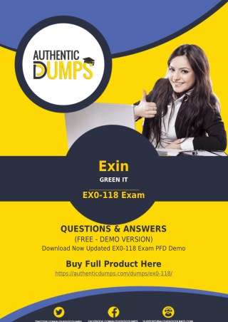 EX0-118 Dumps PDF - 100% Passing Guarantee on EX0-118 Exam