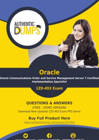 1Z0-493 Exam Dumps - Download Updated Oracle 1Z0-493 Exam Questions PDF 2018