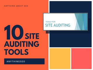 10 Site Auditing Tools