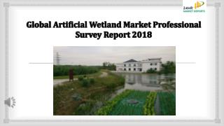 Global Artificial Wetland Market Professional Survey Report 2018